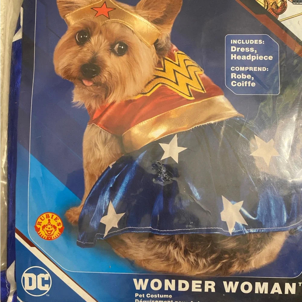 DC Wonder Woman Pet Costume / Size Large / NWT